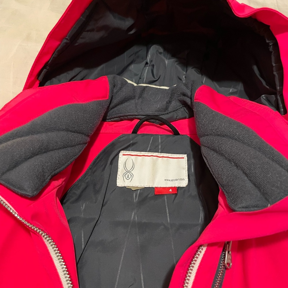 Spyder Pink Women’s Size 4 Winter Coat - Picture 6 of 11
